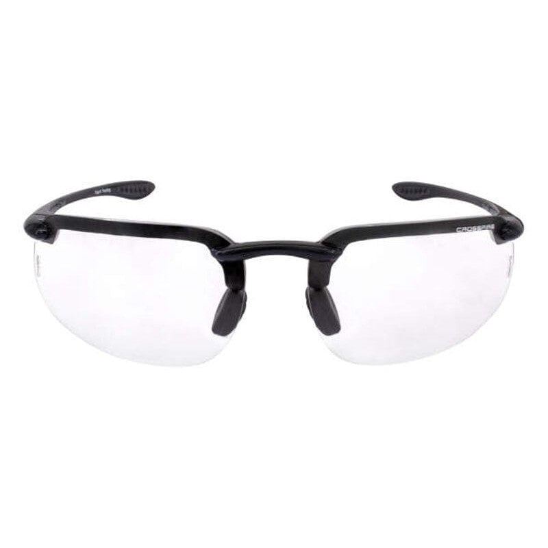 Crossfire ES4 Safety Glasses Pearl Gray with Clear Lenses