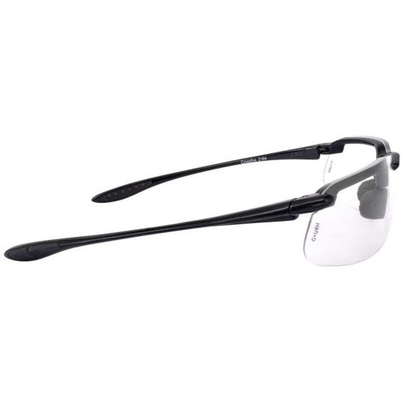Crossfire ES4 Safety Glasses Pearl Gray with Clear Lenses