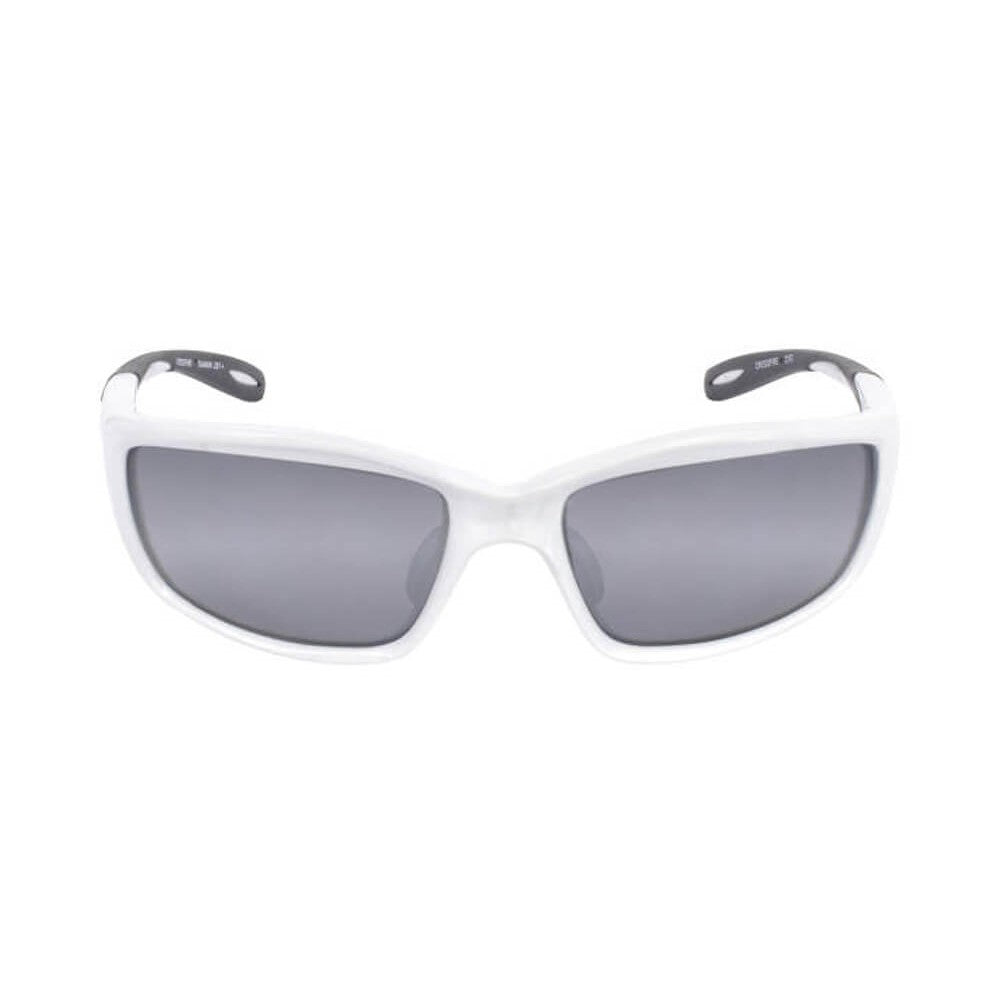 Crossfire Infinity Safety Glasses Pearl White with Silver Mirror Lenses