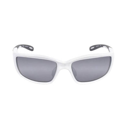 Crossfire Infinity Safety Glasses Pearl White with Silver Mirror Lenses