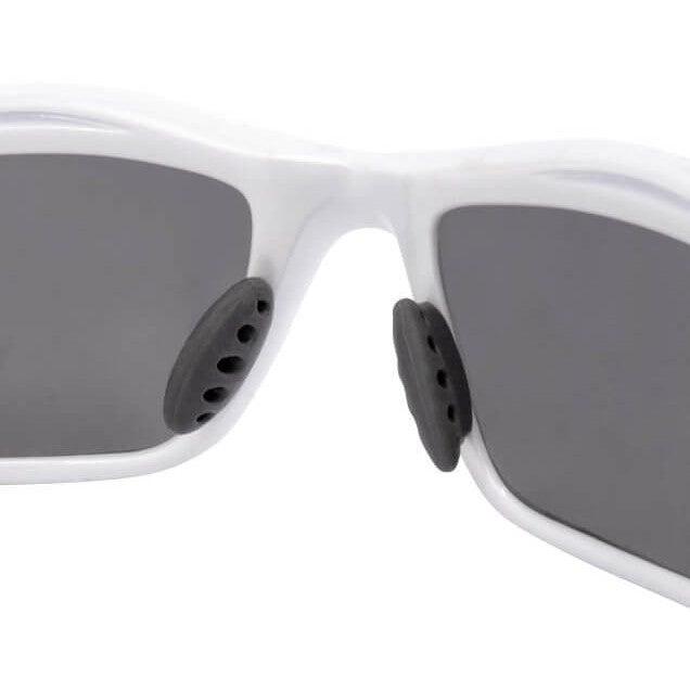 Crossfire Infinity Safety Glasses Pearl White with Silver Mirror Lenses