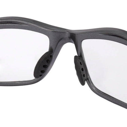 Crossfire Infinity Safety Glasses Pearl Gray with Clear Lenses