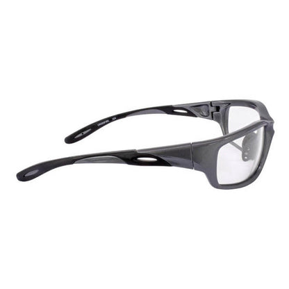 Crossfire Infinity Safety Glasses Pearl Gray with Clear Lenses