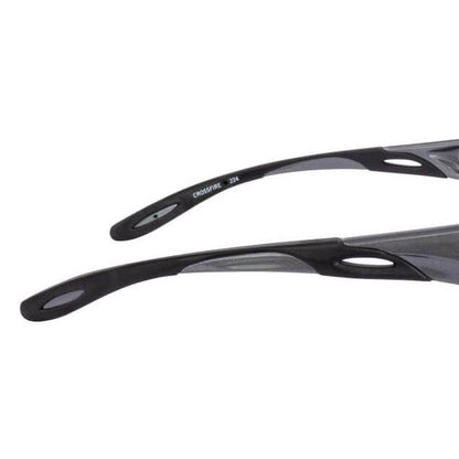 Crossfire Infinity Safety Glasses Pearl Gray with Clear Lenses