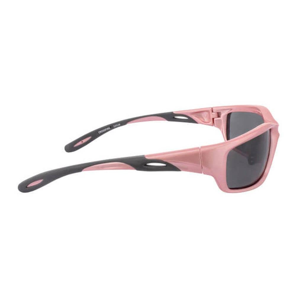 Crossfire Infinity Safety Glasses Pearl Pink with Dark Smoke Lenses