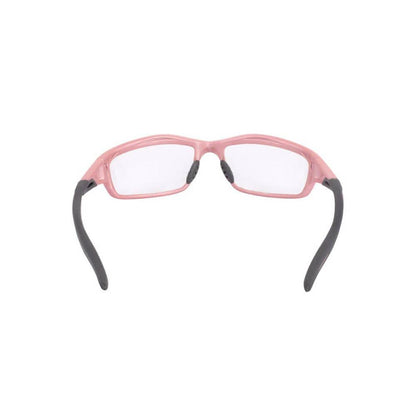 Crossfire Infinity Safety Glasses Pearl Pink with Clear Lenses
