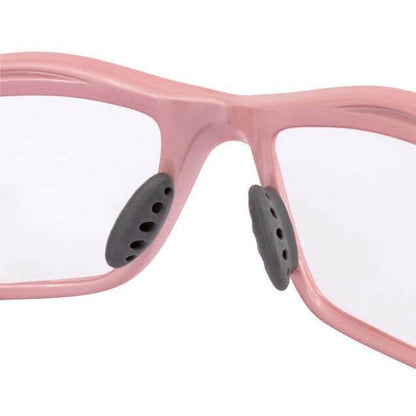 Crossfire Infinity Safety Glasses Pearl Pink with Clear Lenses