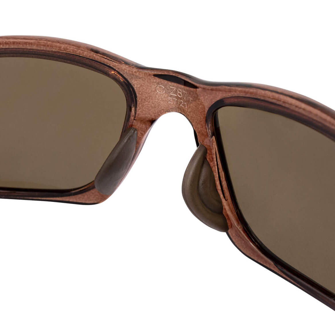 Crossfire RPG Safety Glasses Brown with HD Brown Flash Mirror Lenses