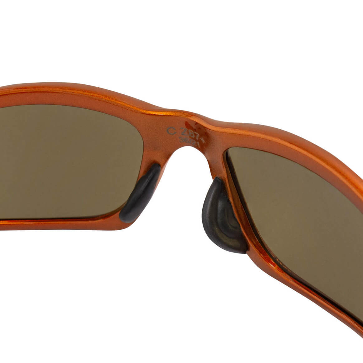 Crossfire RPG Safety Glasses Orange with HD Demi-Copper Mirror Lenses