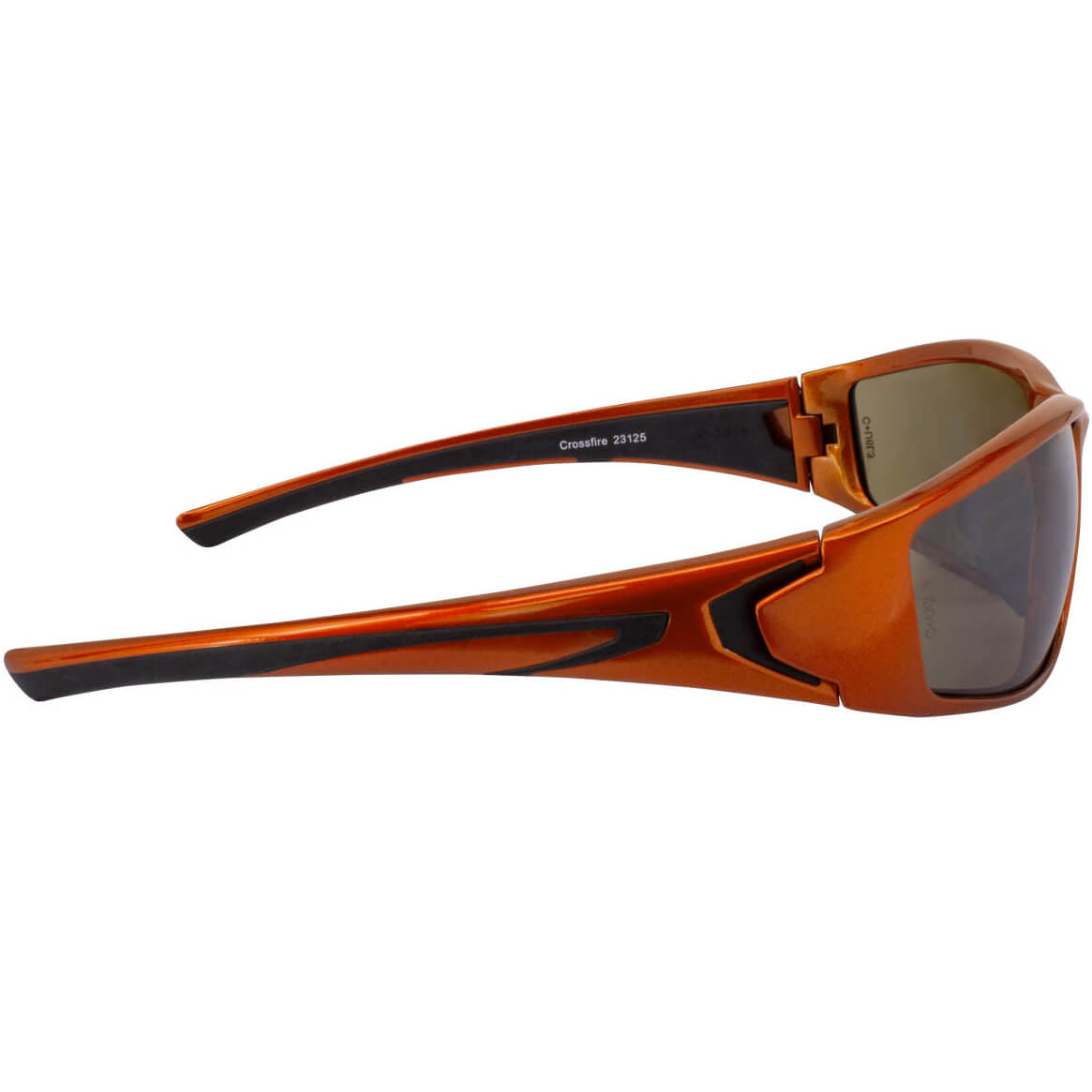 Crossfire RPG Safety Glasses Orange with HD Demi-Copper Mirror Lenses