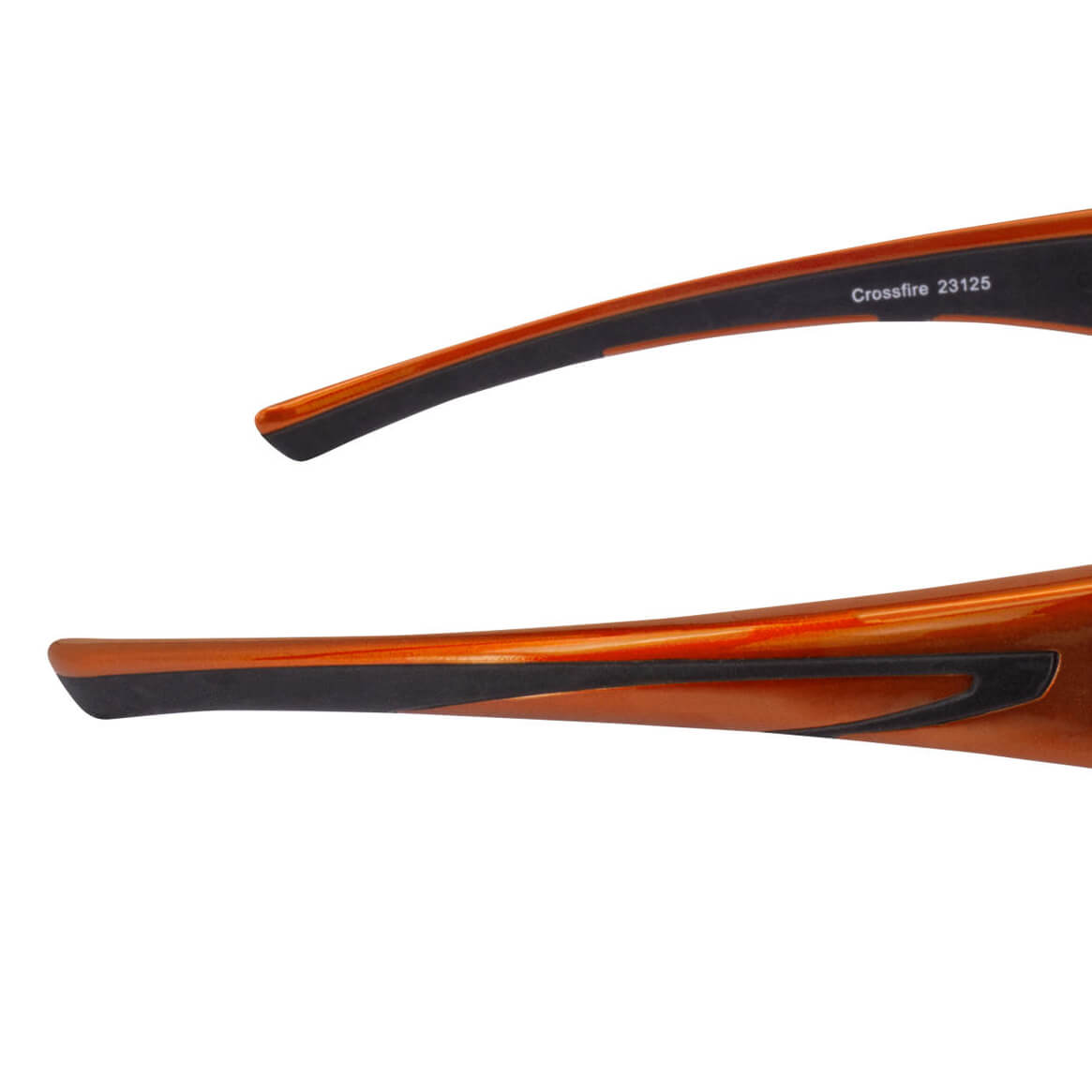 Crossfire RPG Safety Glasses Orange with HD Demi-Copper Mirror Lenses