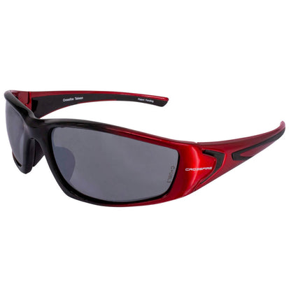 Crossfire RPG safety Glasses Red with Silver Mirror Lenses