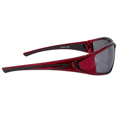 Crossfire RPG safety Glasses Red with Silver Mirror Lenses