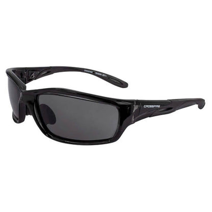 Crossfire Infinity Safety Glasses Black with Smoke Lenses