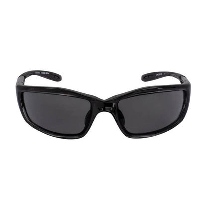 Crossfire Infinity Safety Glasses Black with Smoke Lenses