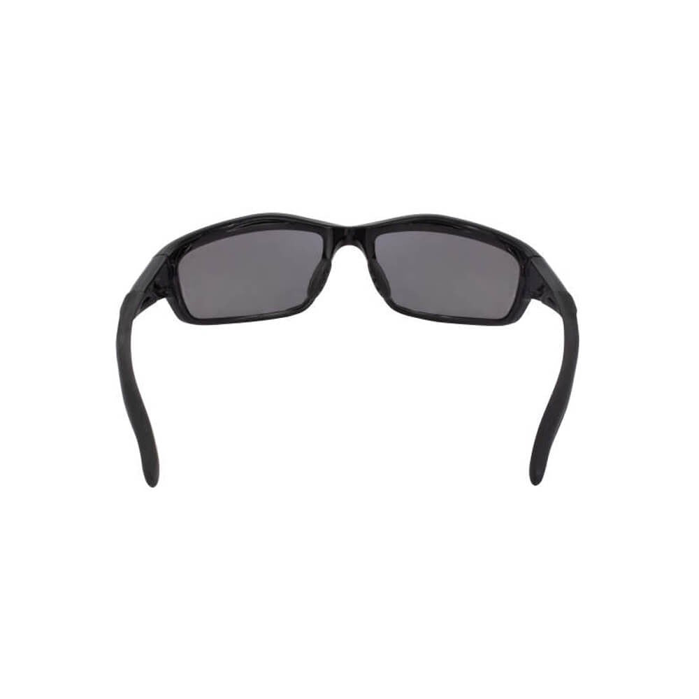 Crossfire Infinity Safety Glasses Black with Silver Mirror Lenses