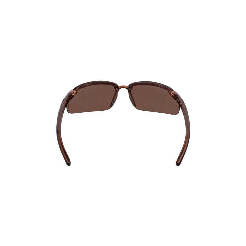 Crossfire ES5 Safety Glasses Crystal Brown with Polarized Brown Lenses