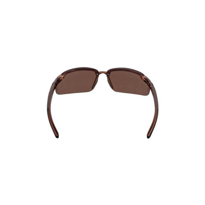 Crossfire ES5 Safety Glasses Crystal Brown with Polarized Brown Lenses