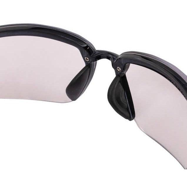 Crossfire ES5 Safety Glasses Black with Indoor-Outdoor Lenses