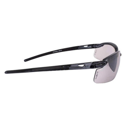 Crossfire ES5 Safety Glasses Black with Indoor-Outdoor Lenses