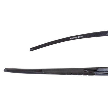 Crossfire ES5 Safety Glasses Black with Indoor-Outdoor Lenses