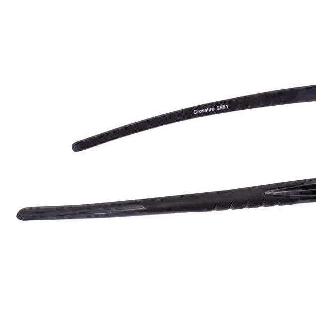 Crossfire ES5 Safety Glasses Pearl Black with Smoke Lenses