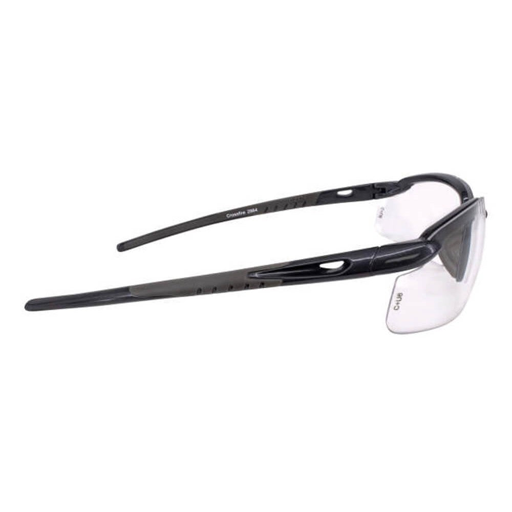 Crossfire ES5 Safety Glasses Pearl Gray with Clear Lenses