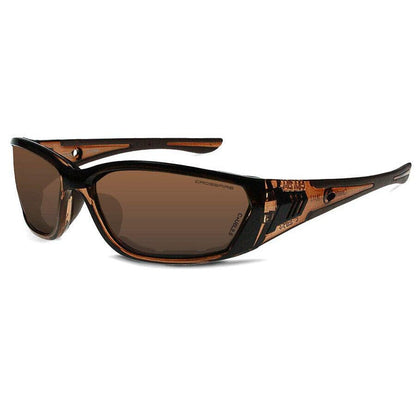Crossfire 710 Foam Lined Safety Glasses Brown with Brown Anti-Fog Lenses