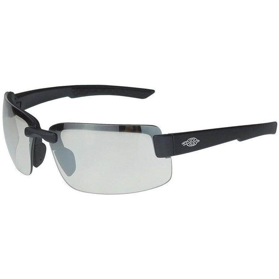 Crossfire ES6 Safety Glasses Black with Indoor-Outdoor Lenses