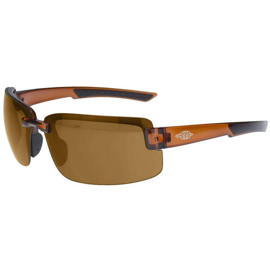 Crossfire ES6 Safety Glasses Brown with HD Brown Lenses