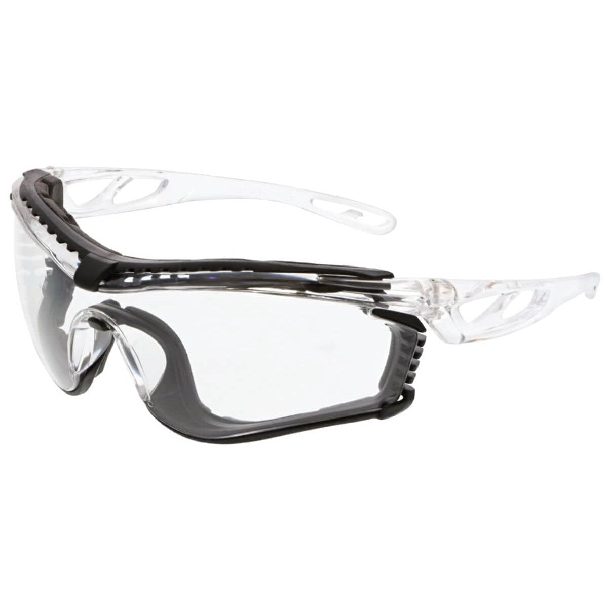 MCR Safety Checklite CL5 Safety Glasses with Foam Gasket and Clear MAX6 Anti-Fog Lens
