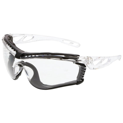 MCR Safety Checklite CL5 Safety Glasses with Foam Gasket and Clear MAX6 Anti-Fog Lens