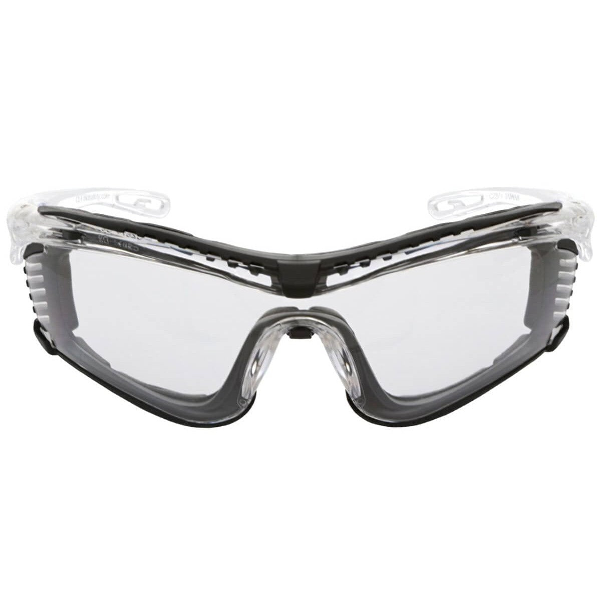 MCR Safety Checklite CL5 Safety Glasses with Foam Gasket and Clear MAX6 Anti-Fog Lens