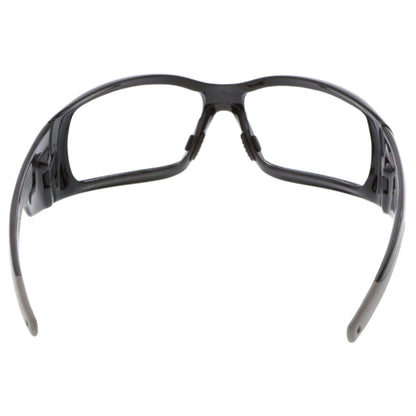 MCR Safety Swagger SR1 Safety Glasses Black Frame with Clear Lenses