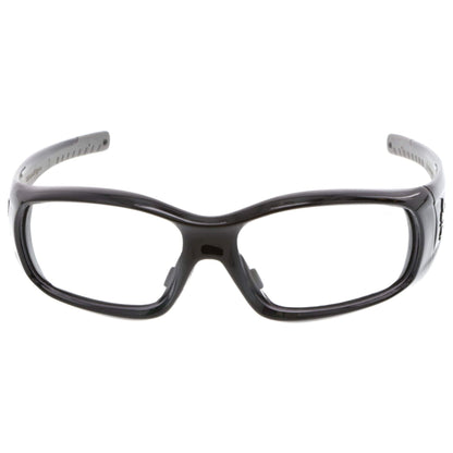 MCR Safety Swagger SR1 Safety Glasses Black Frame with Clear Lenses