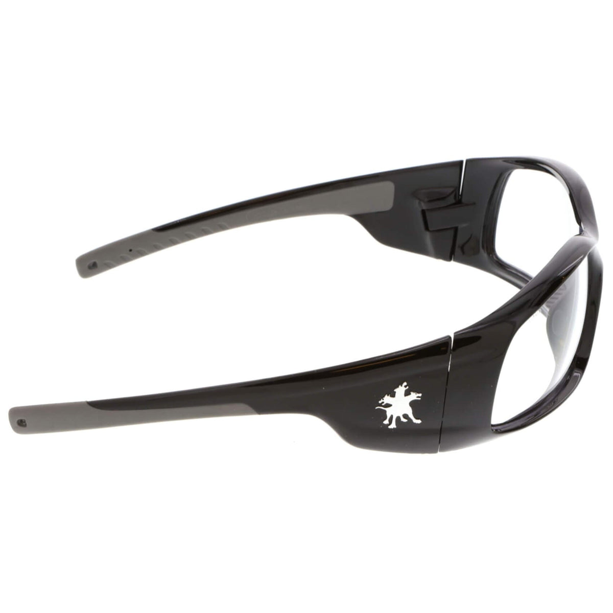 MCR Safety Swagger SR1 Safety Glasses Black Frame with Clear Lenses