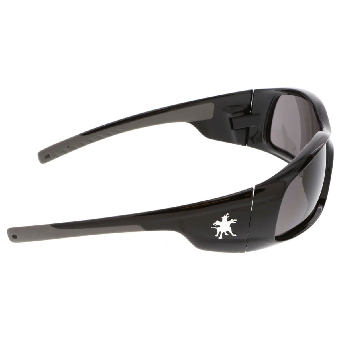 MCR Safety Swagger SR1 Safety Glasses Black Frame with Gray Lenses