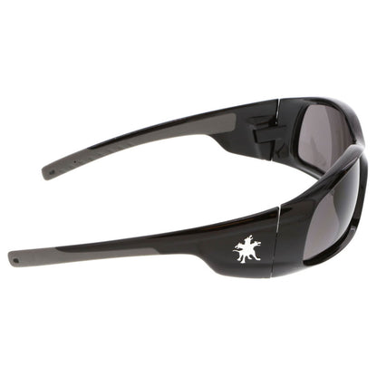 MCR Safety Swagger SR1 Safety Glasses Black Frame with Gray Lenses