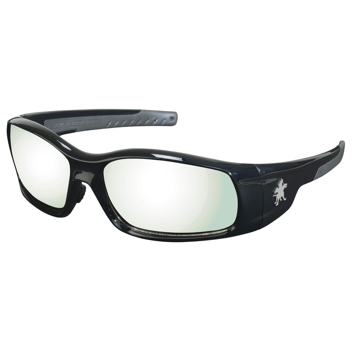 MCR Safety Swagger SR1 Safety Glasses Black Frame with Indoor-Outdoor Anti-Fog Lenses