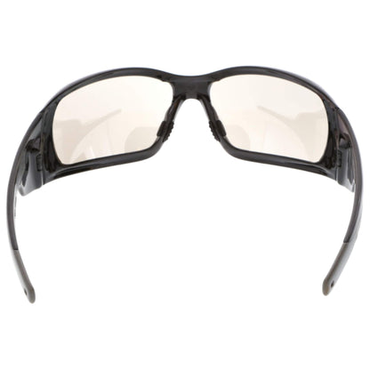 MCR Safety Swagger SR1 Safety Glasses Black Frame with Indoor-Outdoor Anti-Fog Lenses