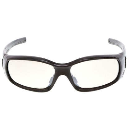 MCR Safety Swagger SR1 Safety Glasses Black Frame with Indoor-Outdoor Anti-Fog Lenses