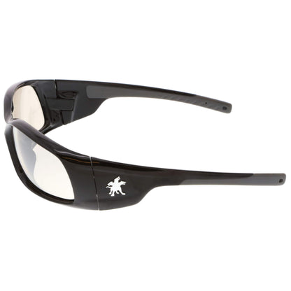 MCR Safety Swagger SR1 Safety Glasses Black Frame with Indoor-Outdoor Anti-Fog Lenses