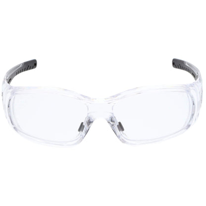 MCR Safety Swagger SR1 Safety Glasses Clear Frame with Clear Anti-Fog Lenses