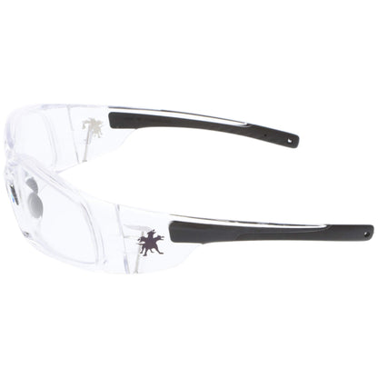 MCR Safety Swagger SR1 Safety Glasses Clear Frame with Clear Anti-Fog Lenses