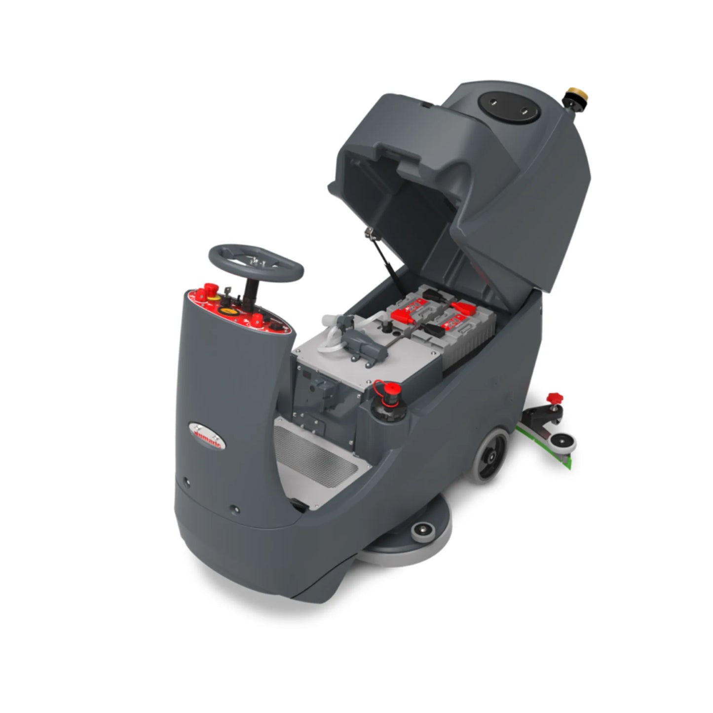 NaceCare CRL 2128/50T 28″ Compact Ride-On Scrubber – 1 NX1K Battery