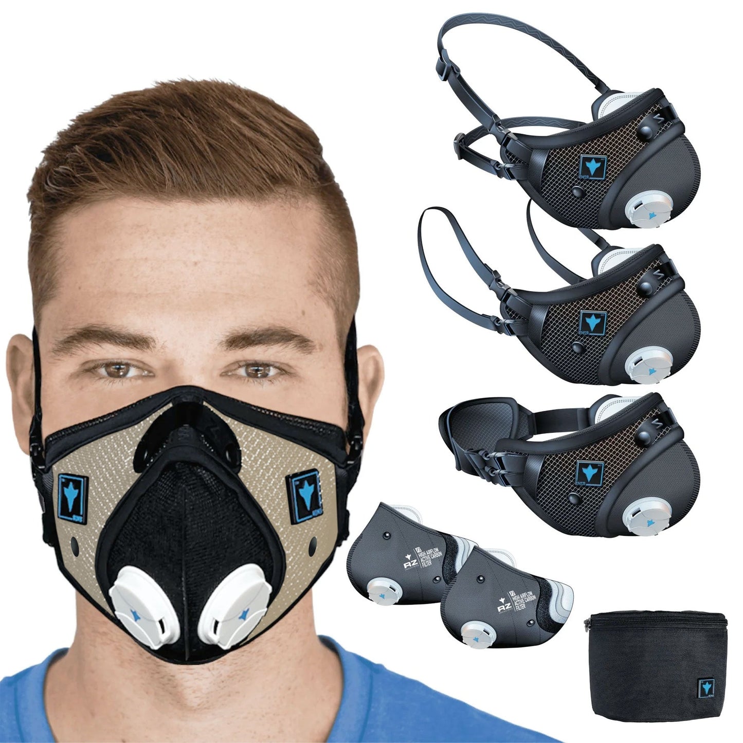 RZM3: Patented 3-Strap Design & High Flow Filters - BEST SELLER!