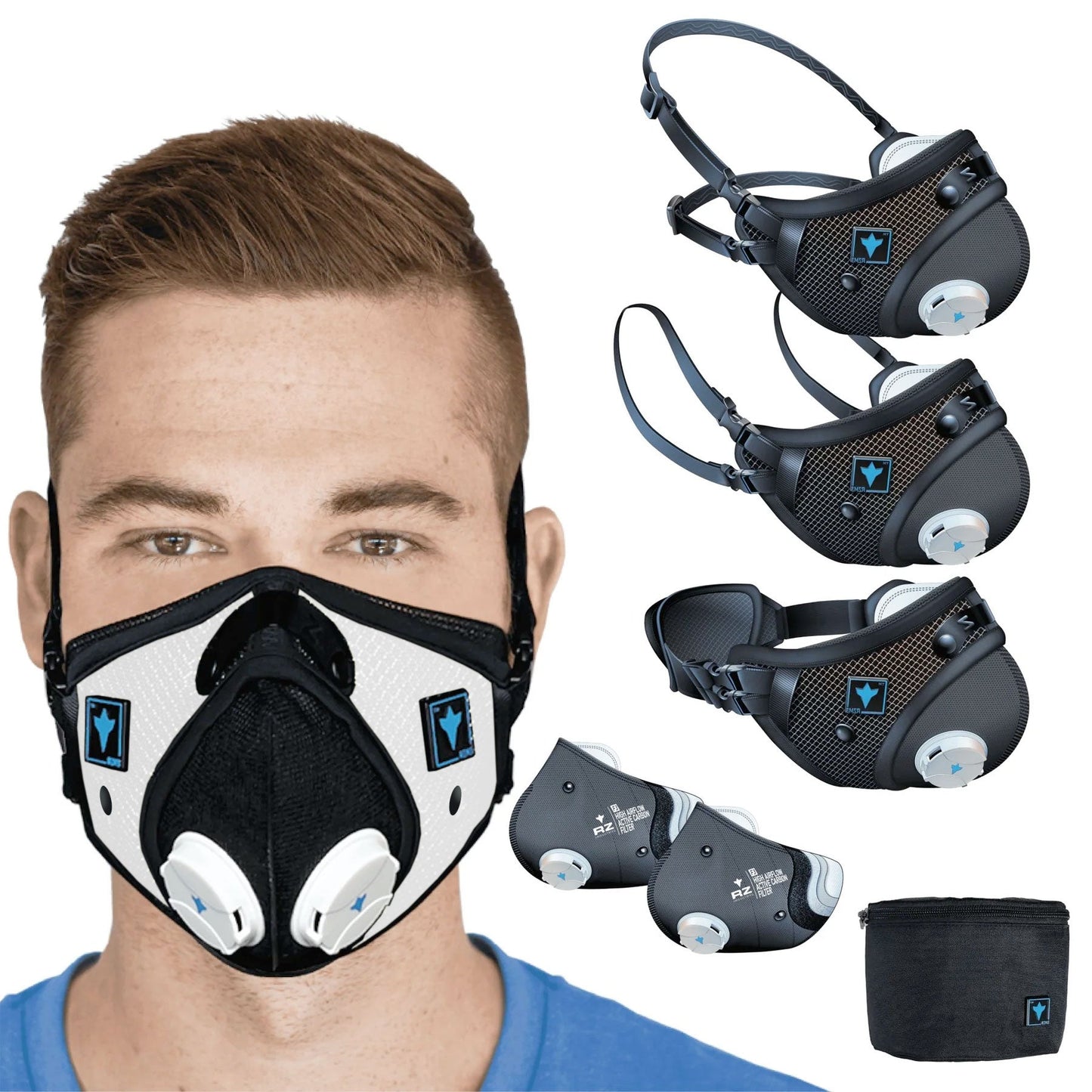 RZM3: Patented 3-Strap Design & High Flow Filters - BEST SELLER!