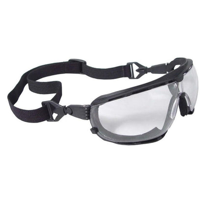 Radians Dagger Foam-Lined Safety Glasses/Goggle Clear Anti-Fog Lens