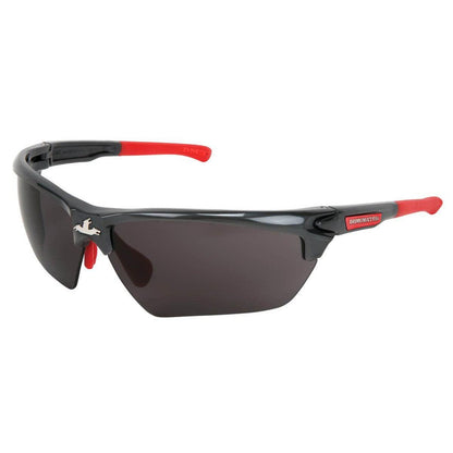 MCR Safety Dominator 3 Safety Glasses Gunmetal Frame with Gray MAX6 Anti-Fog Lens