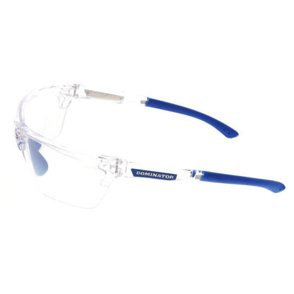MCR Safety Dominator 3 Safety Glasses with Clear Frame and Indoor-Outdoor Lens